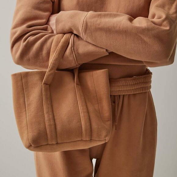 Thakoon Sweatshirt Tote Bag OS in Camel Caramel Brown | Rare NWT - Picture 1 of 6